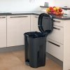 Kosz do segregacji odpadów TRIO 60L czarny